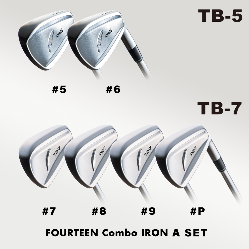フォーティーン　TB-5　フォージド　アイアン　6番～PW